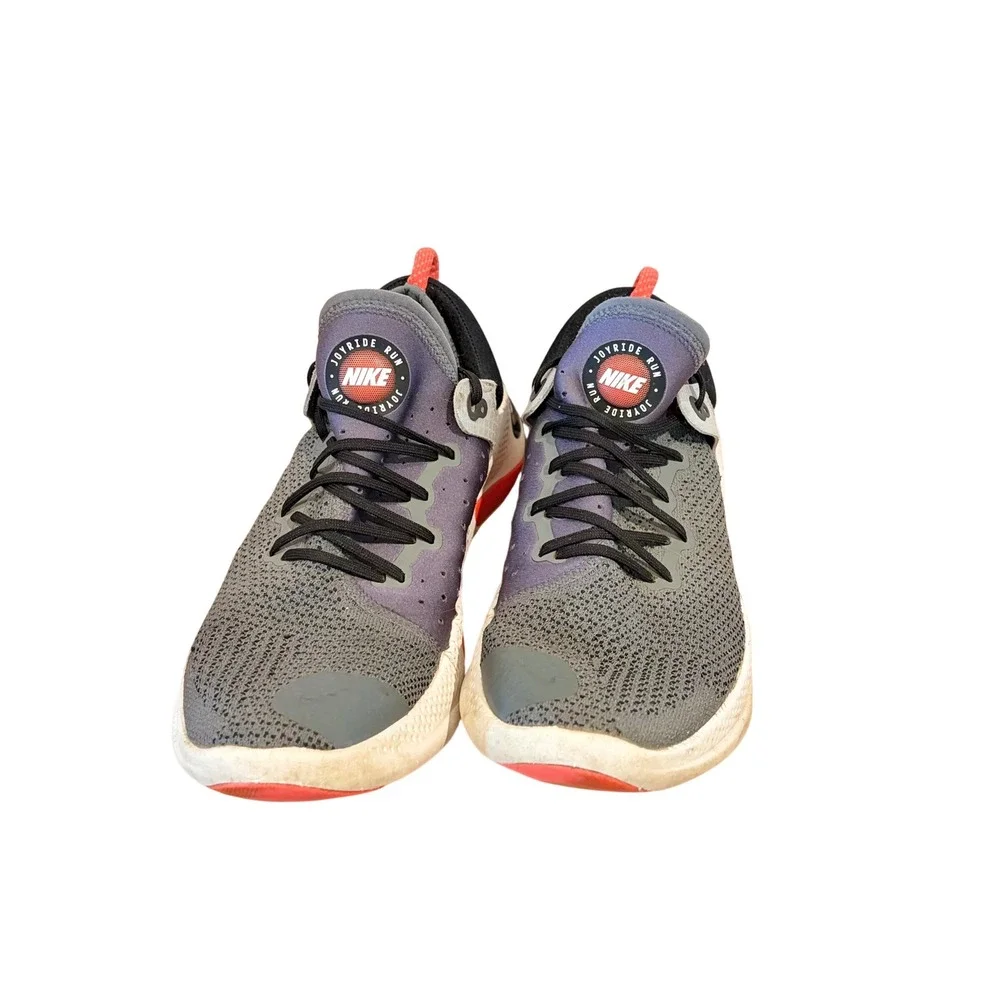 Nike Joyride Run Flyknit Mens Running Shoes Grey Crimson AQ2730-004 Size 11.5